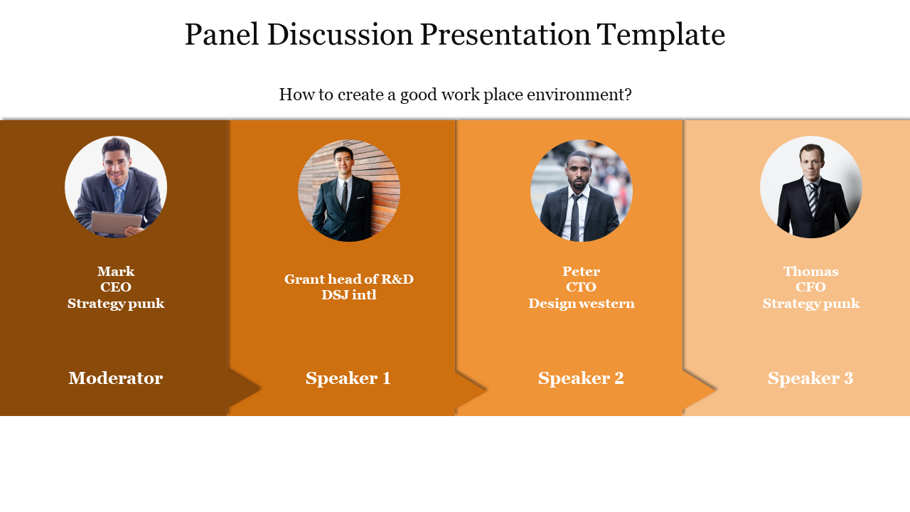 Panel Discussion Presentation Template